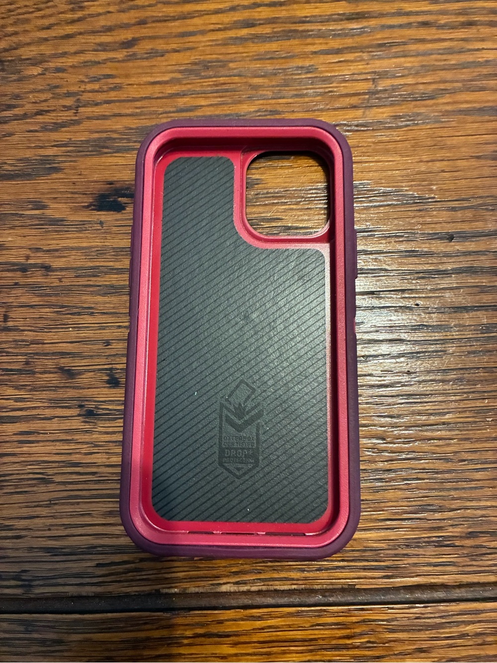 OtterBox Dual-Color Protective Case in Black and Red